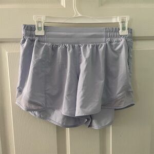 Lululemon Hotty Hot Short II 4" Light Purple Women's Size 8 Running Training